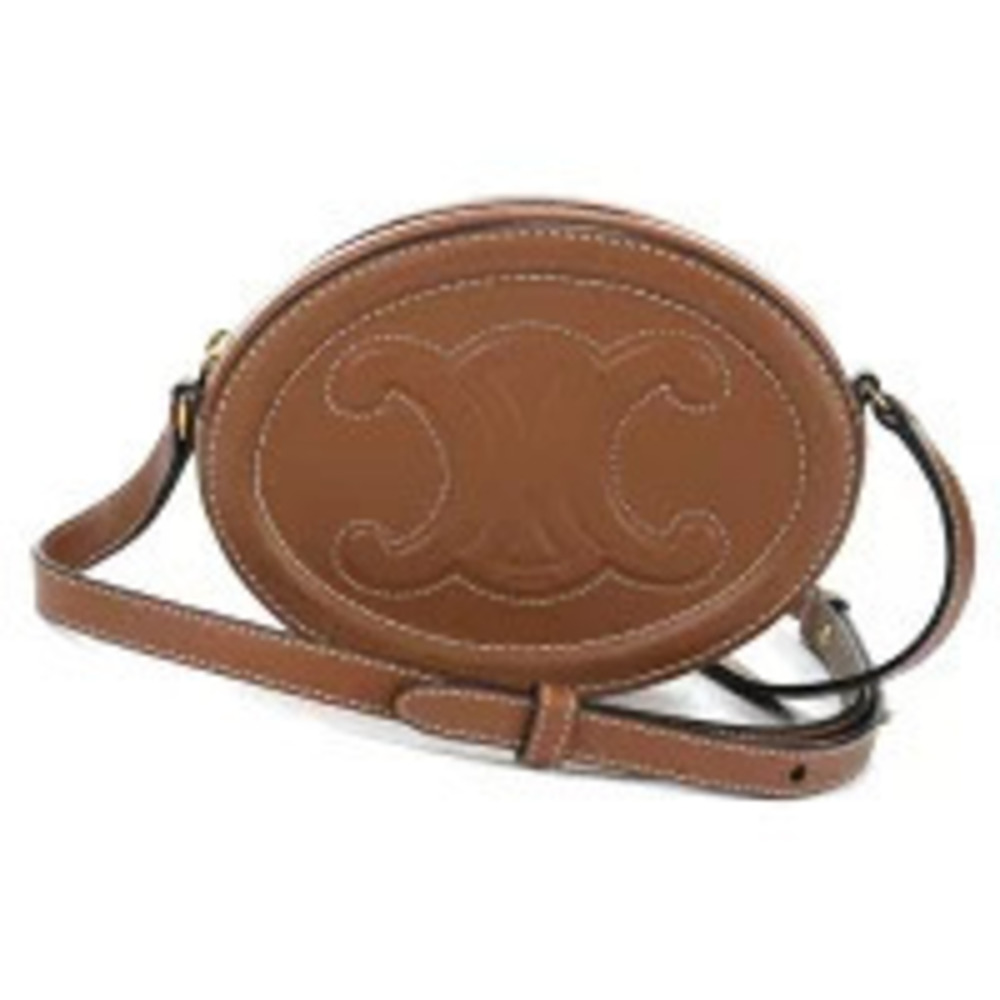 Celine Crossbody Bag Triomphe Brown